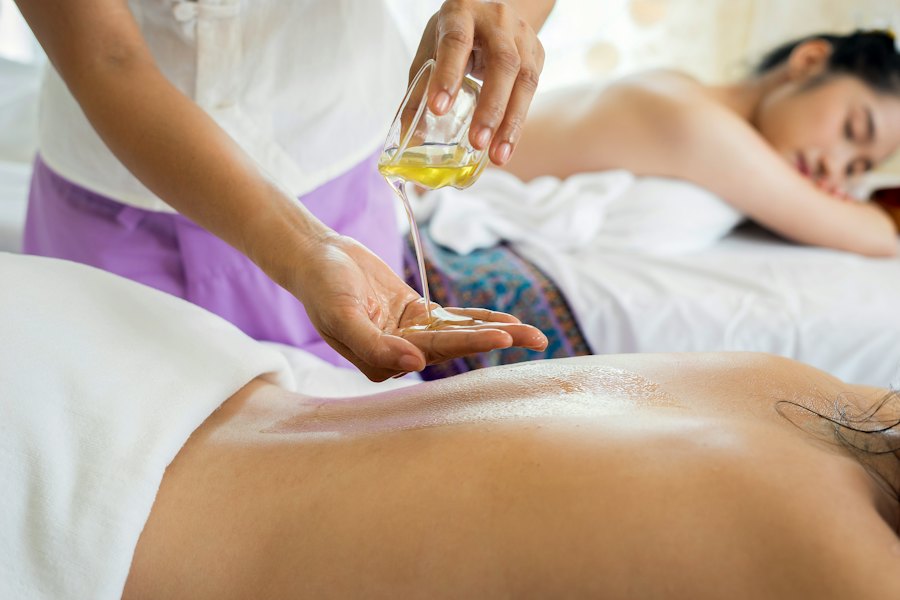 Massagem relaxante e drenagem linfática